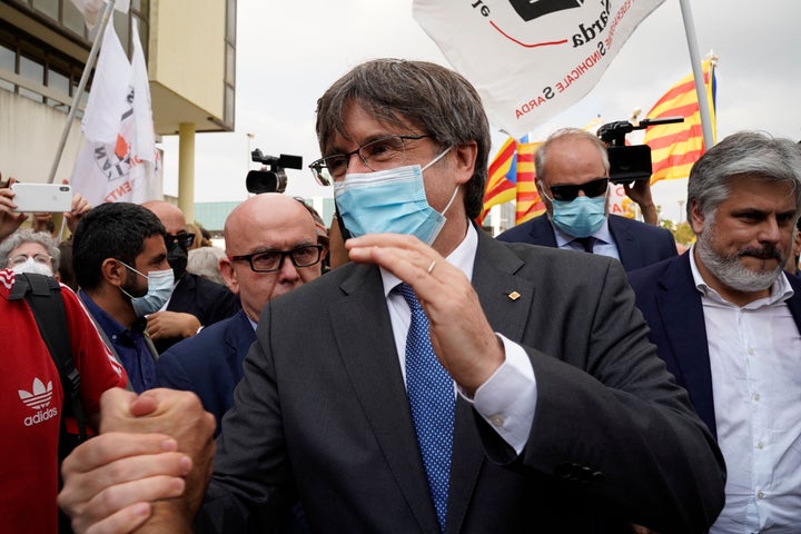 El expresident Carles Puigdemont, en una imagen de archivo en Italia.