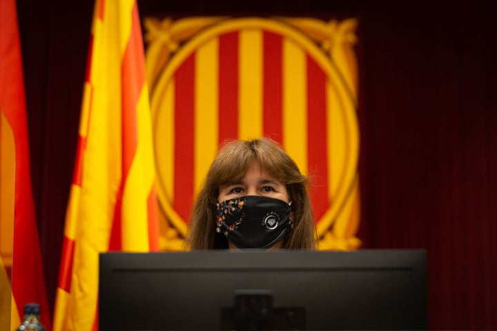 La presidenta del Parlamento catalán, Laura Borràs.