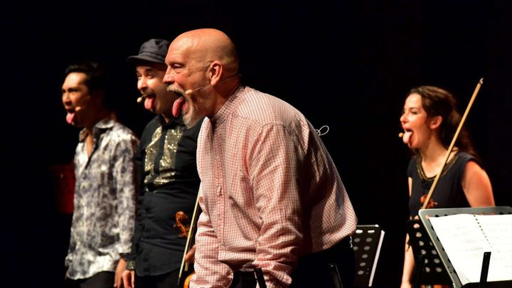 Από την παράσταση «The Music Critic» με τον Τζον Μάλκοβιτς στις 6/10 στο Ηρώδειο