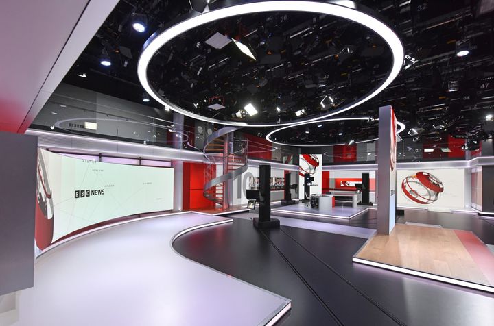 The BBC News studio