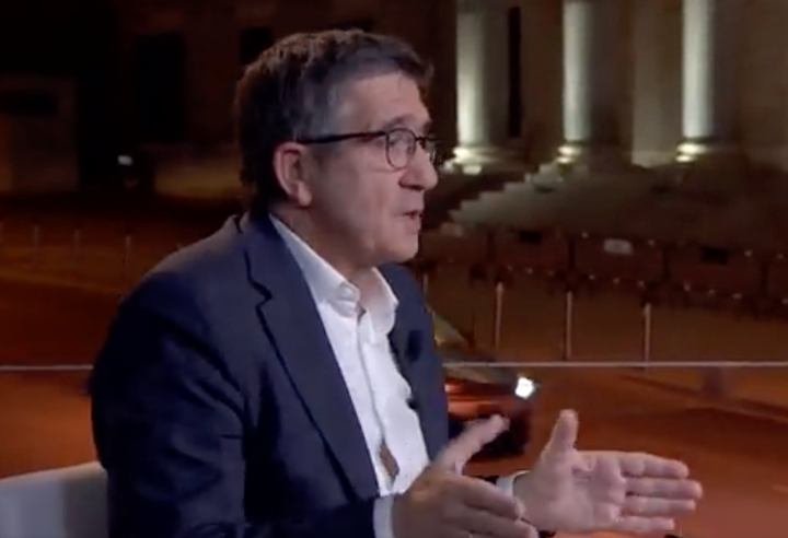 El diputado socialista y exlehendakari, Patxi López, en 'La noche en 24 horas'.