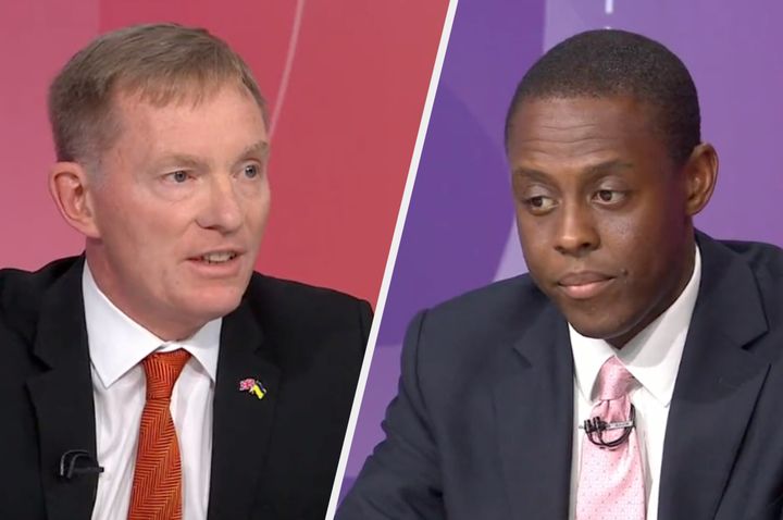 .Chris Bryant and Bim Afomali on Question Time.