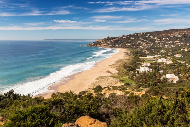 Imagen aérea de la Playa de Los Alemanes, en Zahara de Los Atunes, Cádiz.