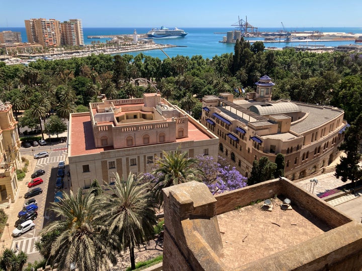 Imagen del palacio de Alcazaba, Málaga.