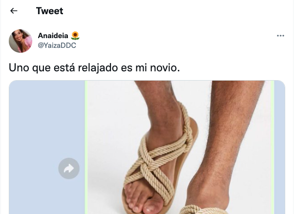 El tuit viral de @YaizaDDC.