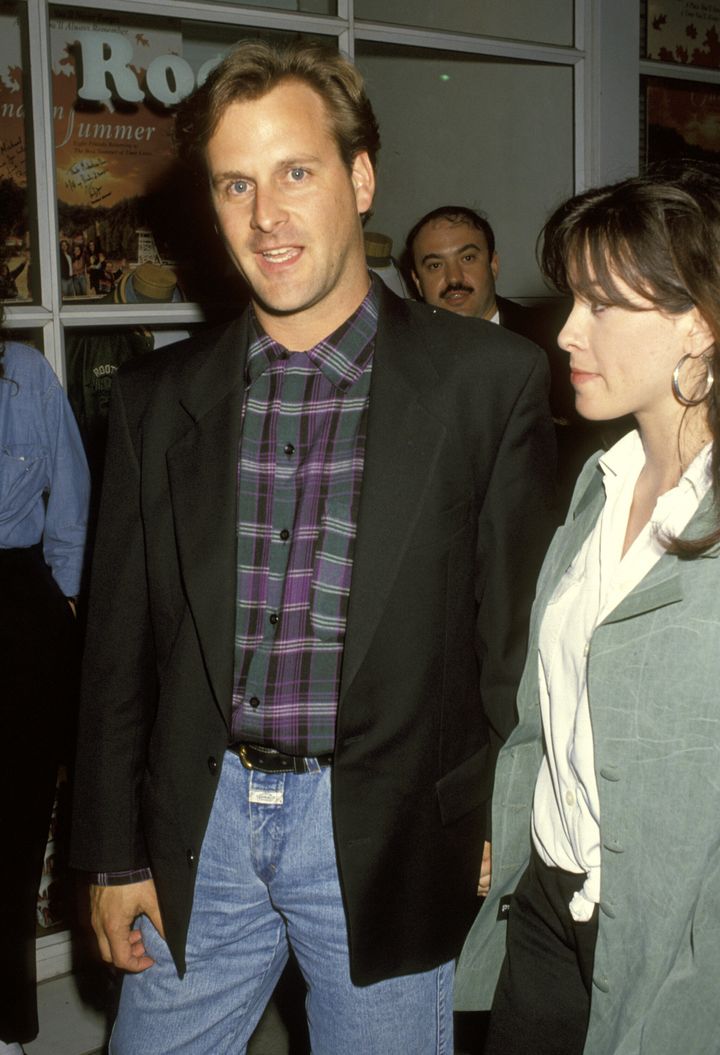 Dave Coulier and Alanis Morissette in Beverly Hills, California.