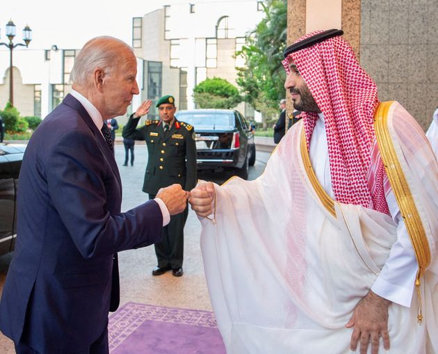 Joe Biden et Prince Mohammed ben Salmane, le 15 juillet 2022.