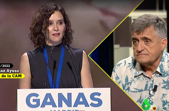 'El Gran Wyoming' habla en 'LaSexta Noche' de Isabel Díaz Ayuso.