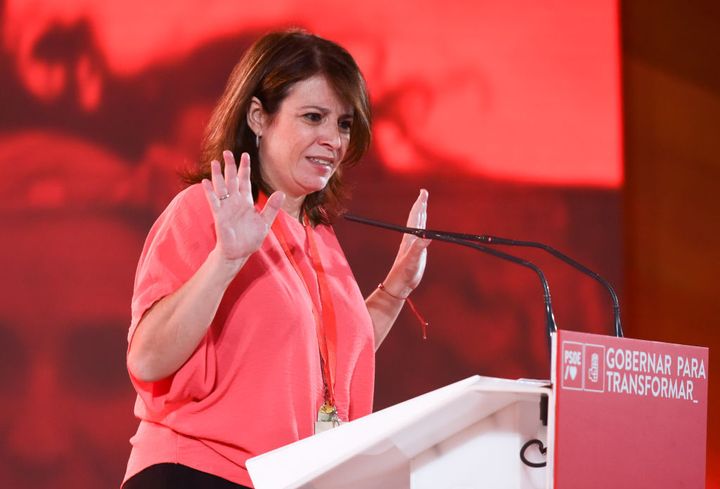 Adriana Lastra, en un acto del PSOE.