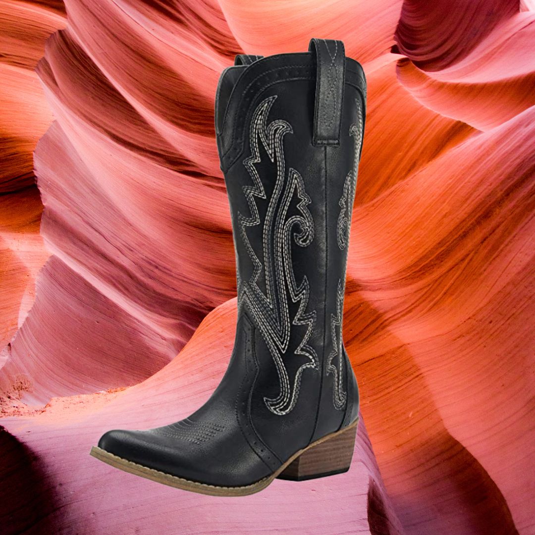 memory foam cowboy boots