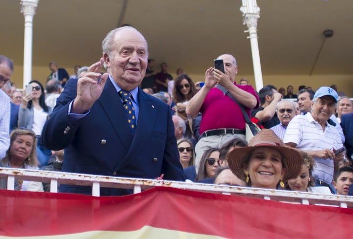 Juan Carlos, en una corrida de toros en Las Ventas en 2019