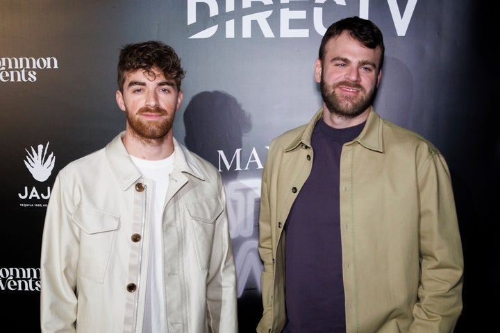 The hit-making duo of Drew Taggart and Alex Pall have signed up to get into a pressurized capsule tethered to a stratospheric balloon in a few years and perform some 20 miles above the Earth. (Photo by Willy Sanjuan/Invision/AP, File)