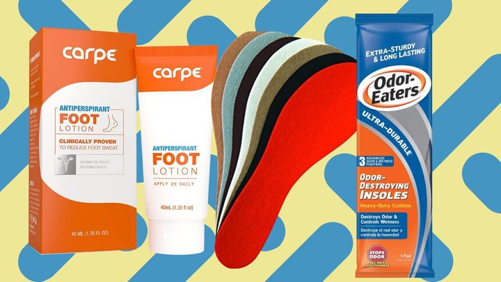 Keep your feet feeling dry and fresh, even in scorching temperatures, with this clinical strength antiperspirant cream for feet, moisture wicking shoe inserts and anti-fungal cushion insoles that destroy tough odor.