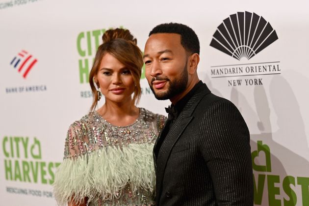 Chrissy Teigen and husband John Legend.