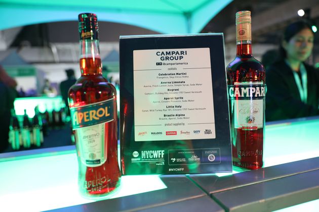 You're very unlikely to notice the difference in flavor between Aperol and Campari.