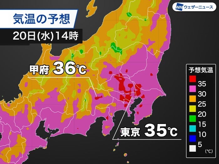 気温の予想