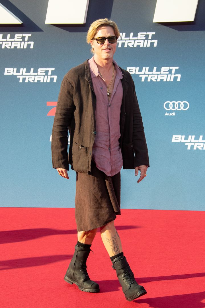 Brad Pitt, en el estreno en Alemania de 'Bullet Train'.