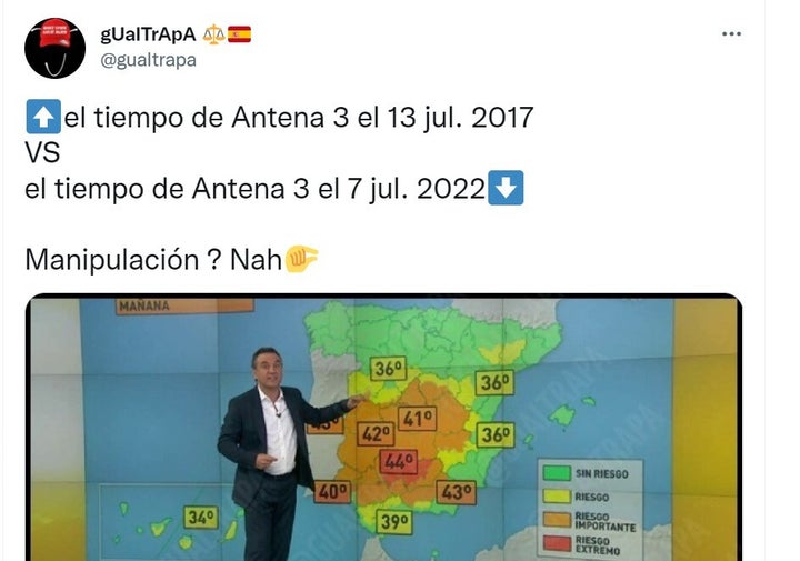 La acusación de manipulación a Roberto Brasero.