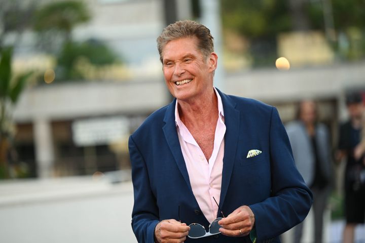 Hasselhoff celebrated his 70th birthday at Pedalers Fork in Calabasas, California.