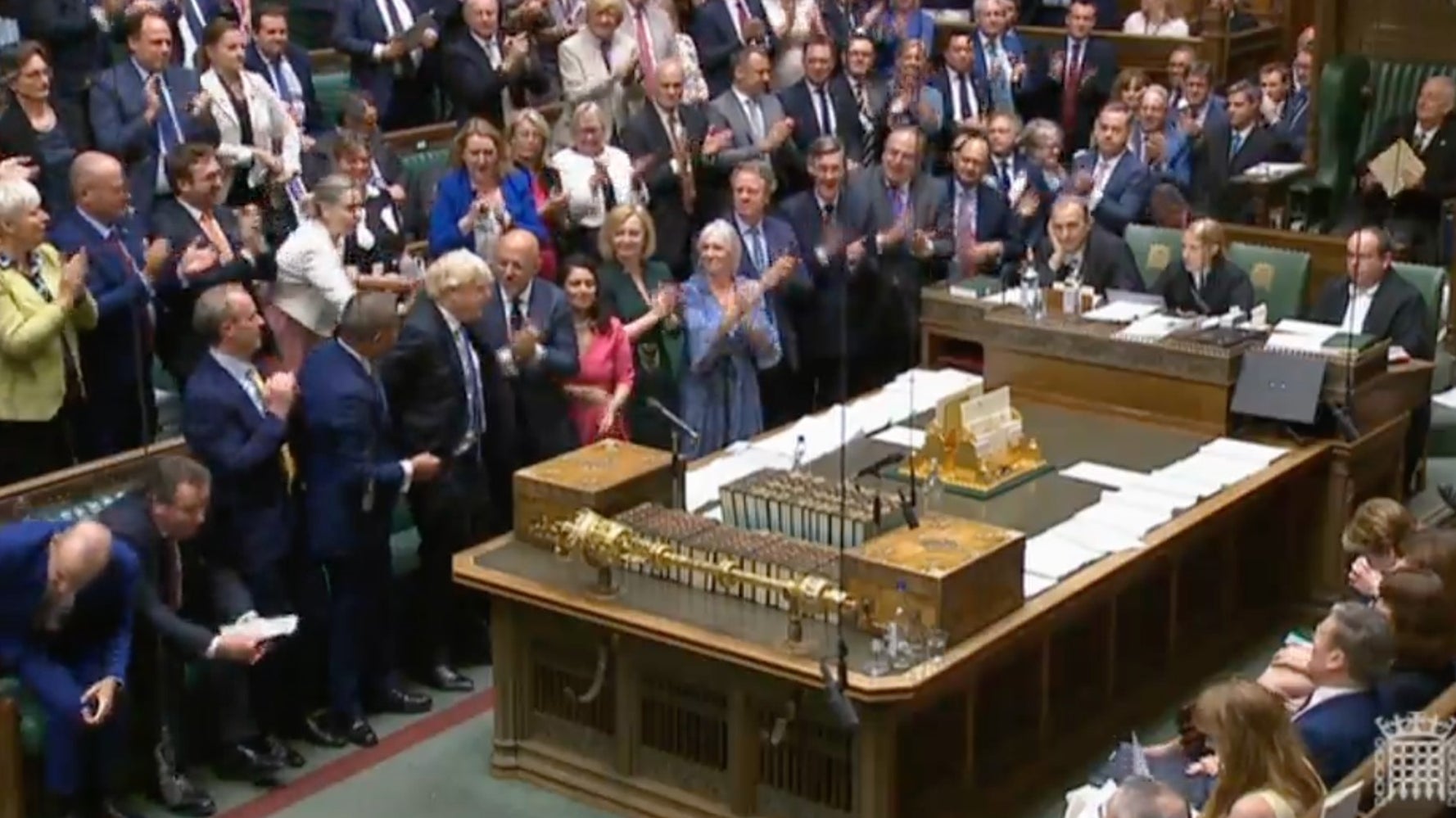 Boris Johnson Given Standing Ovation By The Same Tory MPs Who Kicked Him Out Of No.10 - Vimarsana News