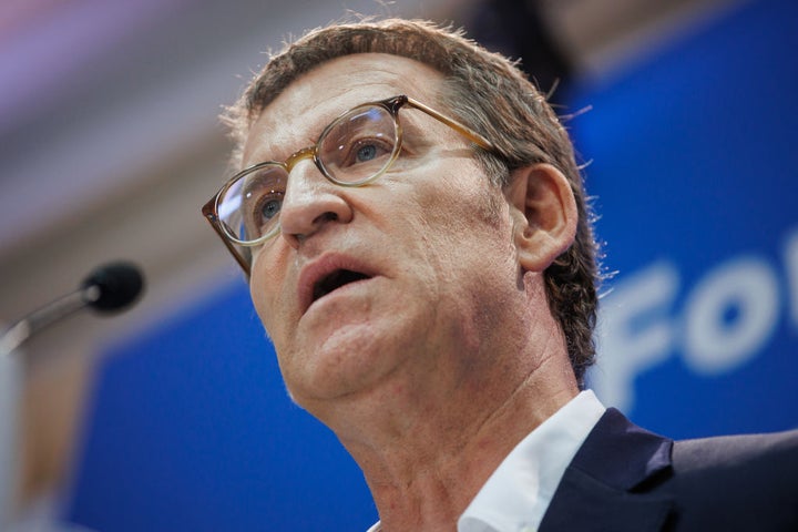 El líder del PP, Alberto Núñez Feijóo.