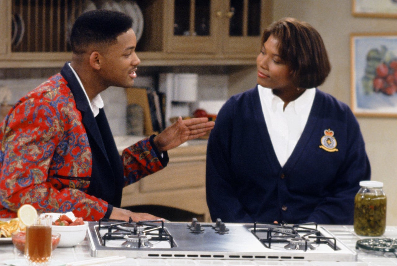 Will Smith and Queen Latifah as Dee Dee on "The Fresh Prince of Bel-Air."