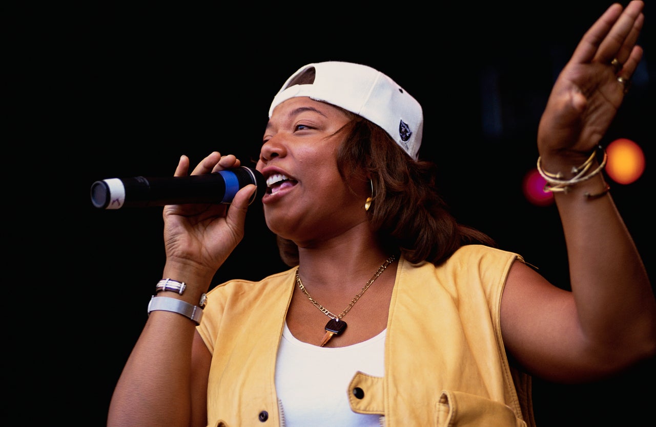 Queen Latifah performing in 1993.