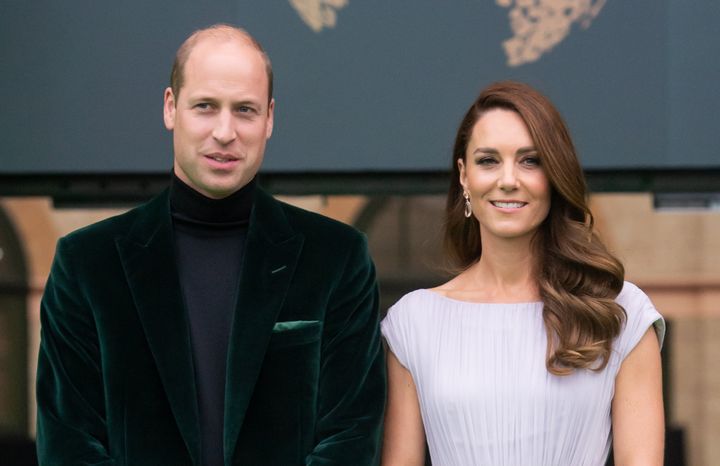 The Duke and Duchess of Cambridge attend the Earthshot Prize 2021 at Alexandra Palace on Oct. 17, 2021 in London