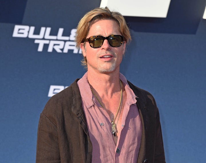 Brad Pitt proves he is defying age on set in France