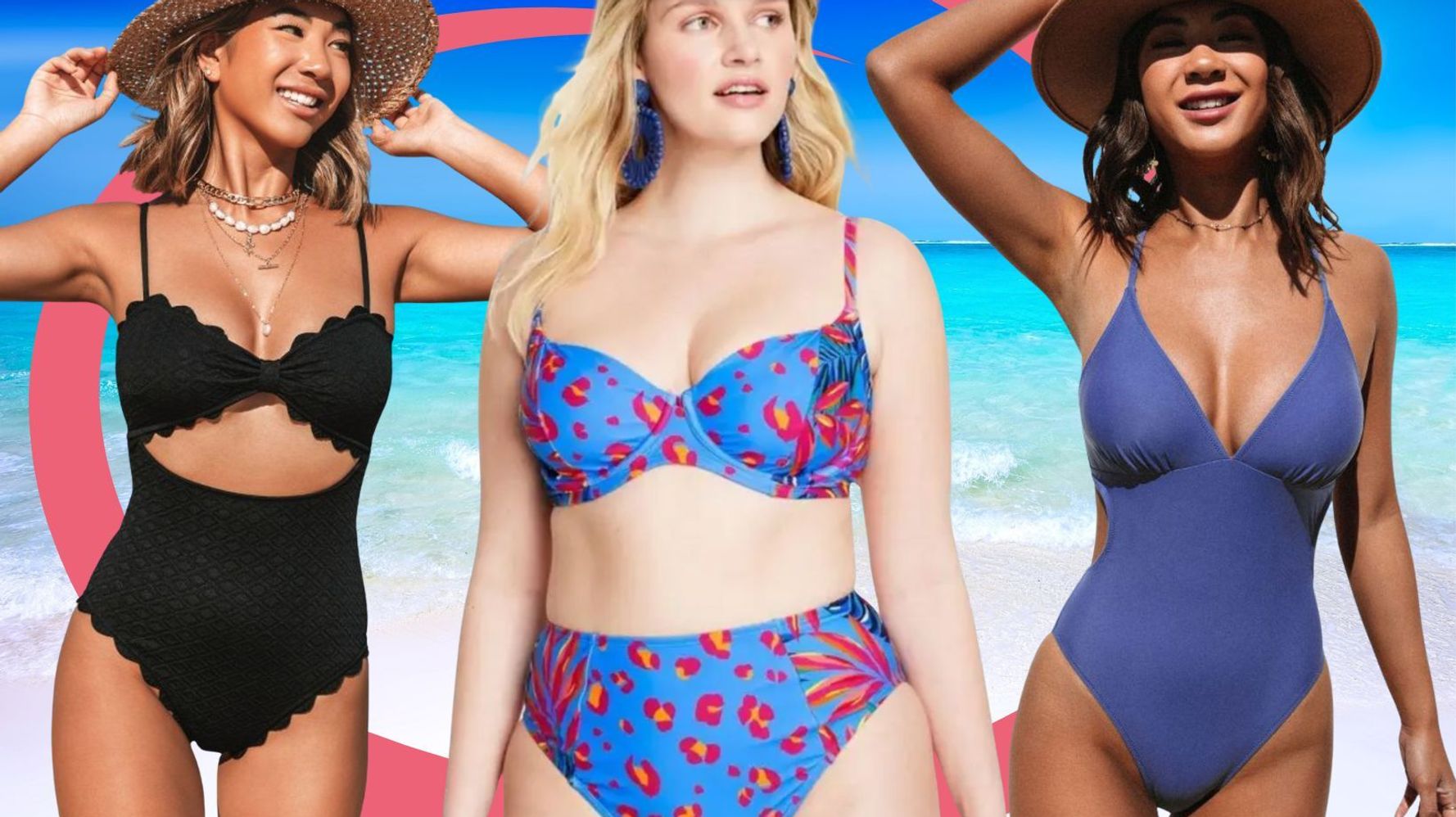 Women's Bikini Set Swimsuit Blue Halter Triangle Low Rise Two Piece Bathing  Suit - Cupshe-m-blue : Target