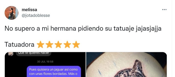 La conversación de una chica con su tatuadora.