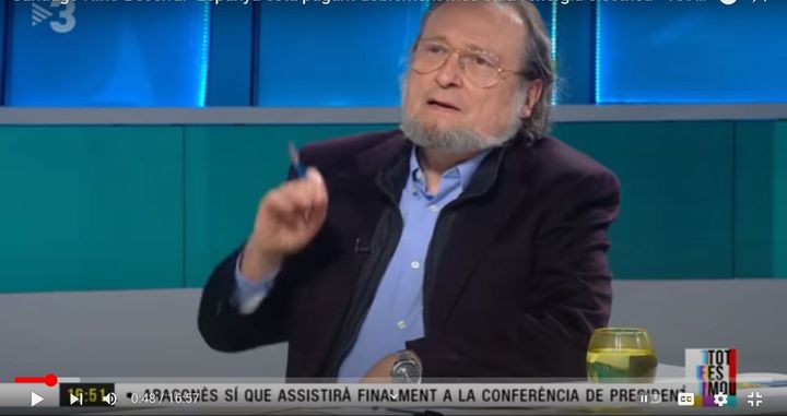 Santiago Niño-Becerra, en TV3.