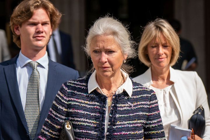 Pettifer, a former nanny to Prince William and Prince Harry, leaves the High Court in London on Thursday.