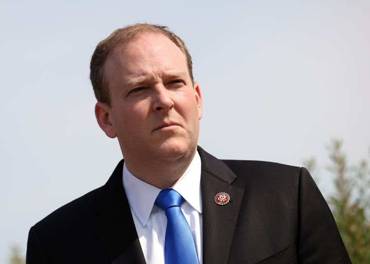 Rep. Lee Zeldin (R-N.Y.) attends a press conference on the current conflict between Israel and the Palestinians on May 20 in Washington, D.C.