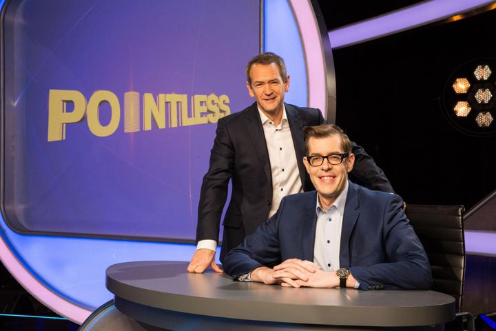(L-R) Pointless hosts Alexander Armstrong and Richard Osman