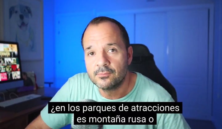 Ángel Martín, en su informativo.