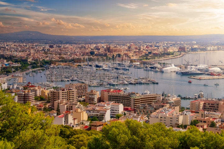 Vista de Palma de Mallorca, Islas Baleares, España