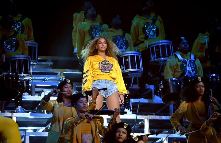 Beyoncé, en Coachella, donde aprovechó su concierto para dar visibilidad a la cultura negra.