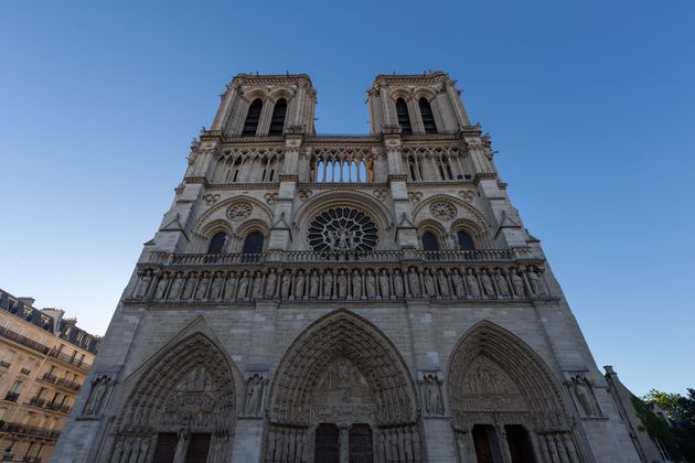 Notre Dame de Paris cathedral in Paris, France