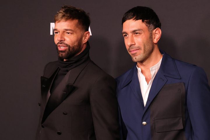 Ricky Martin (left) and Jwan Yosef were married in 2017. 