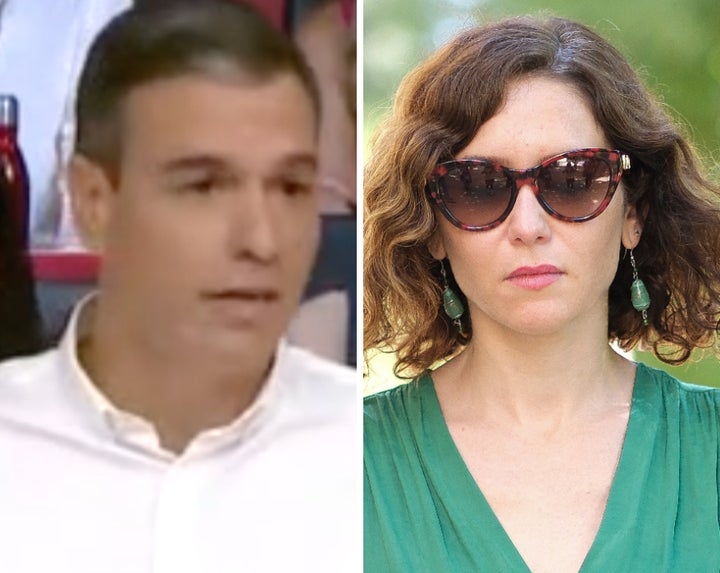 Pedro Sánchez e Isabel Díaz Ayuso.