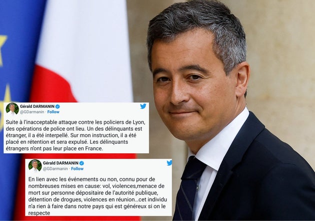 Après l'attaque de policiers à Lyon, Darmanin annonce l'expulsion d'un homme finalement mis hors de cause