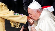 Pope Lands In Canada, Set For Apologies To Indigenous Groups Pope Lands In Canada, Set For Apologies To Indigenous Groups