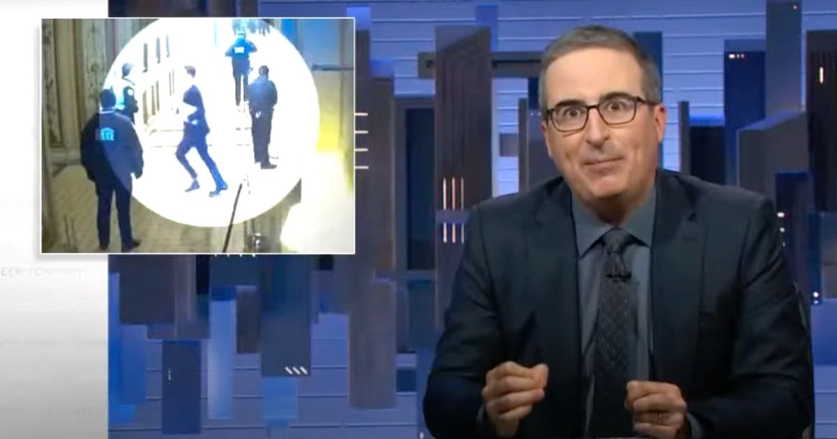 John Oliver Piles On To 'Painfully Embarrassing' Josh Hawley Video