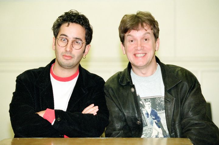 Frank Skinner and David Baddiel hosted the British television programme Fantasy Football League on BBC2.