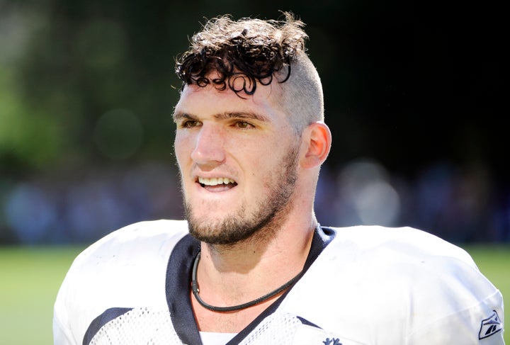 Duncan during NFL football training camp in 2010.