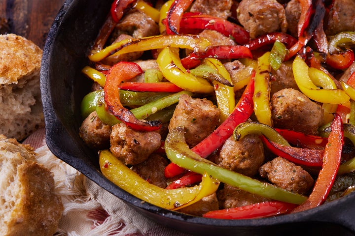 Sausage and Roast Peppers