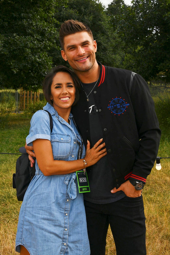 Janette Manrara and Aljaz Skorjanec at Flackstock