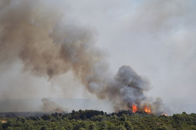 500 hectares ont brûlé ce mardi près de Montpellier.
