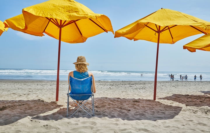 Finding shade is a good way to protect yourself from heat exhaustion.